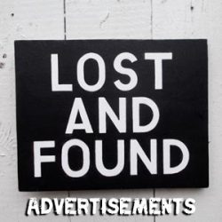 Lost & Found Ads
