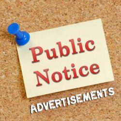 Public Notice Ads
